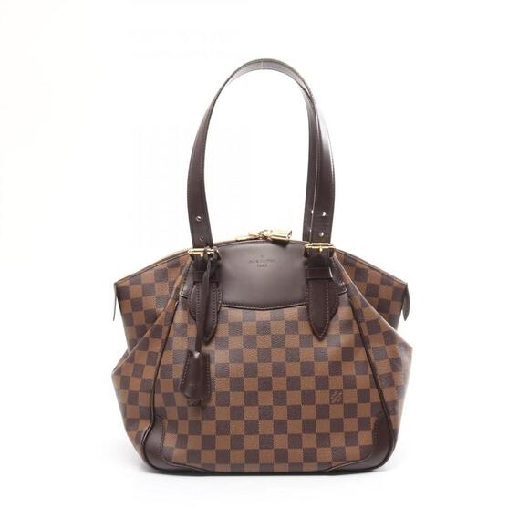 LOUIS VUITTON Brown Damier Leather Shoulder Bag - Picture 2 of 11